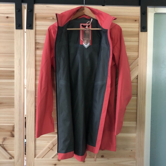 NWT Indygena Kisa Rain Jacket S Melon - Picture 10 of 16